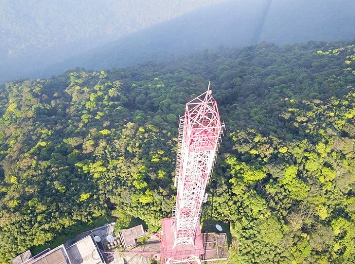 Chiêm ngưỡng tháp truyền hình Tam Đảo là hoạt động cực kỳ nổi bật trong chuyến du lịch 