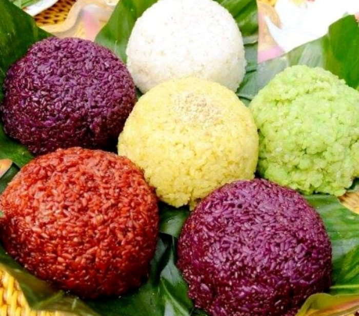 Xôi được chế biến từ loại gạo nếp thơm và ngon nhất tại Sapa