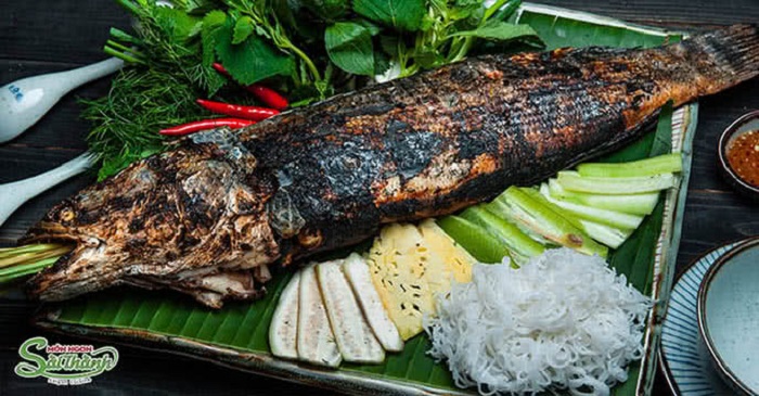 Cá lóc nướng trui đặc sản Nam Bộ