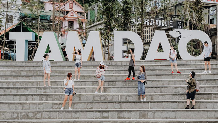 Quảng trường trung tâm Tam Đảo không chỉ mệnh danh là “Sa Pa thu nhỏ” mà còn được ví như “Trái tim” giữa lòng thị trấn Tam Đảo.