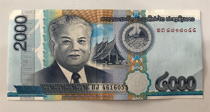 Đồng Kip - đơn vị tiền tệ được lưu hành tại Lào