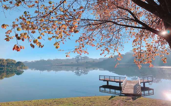 Được xem là biểu tượng của Đà Lạt, hồ Xuân Hương mang một màu sắc lãng mạn phù hợp với những ai yêu thích thiên nhiên, yêu cái đẹp và thích chụp ảnh quả là một background tuyệt vời