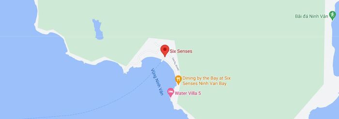 Bản đồ du lịch Côn Đảo vị trí resort Six Senses nổi tiếng