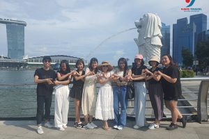 Đoàn khách của Kavo travel khám phá Singapore