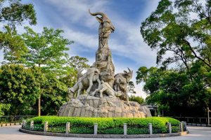 Công viên Việt Tú là công viên lớn nhất Quảng Châu