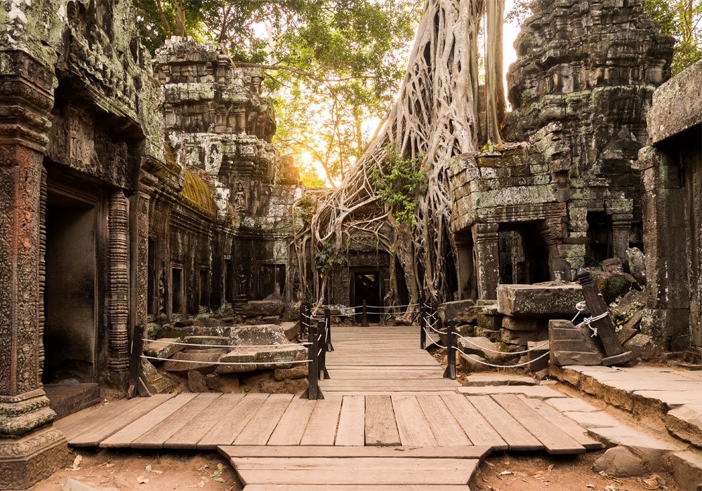 Ta Pronhm ngôi chùa cổ kính bậc nhất của Campuchia