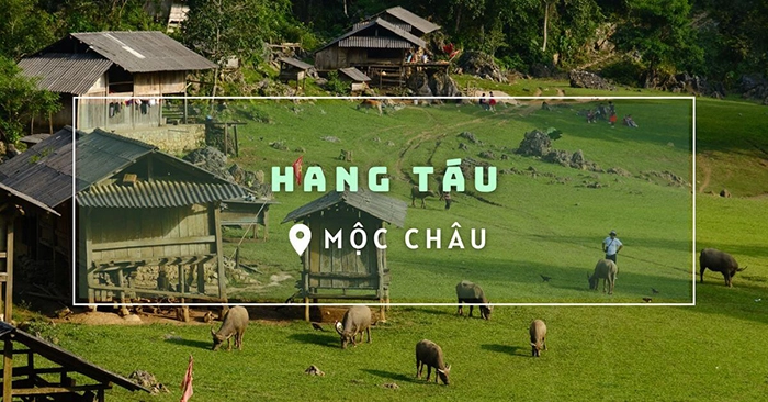 Hang Táu - Mộc Châu (làng Nguyên Thủy) - Một bản làng bình yên, xinh đẹp và rất nguyên thủy theo đúng nghĩa.
