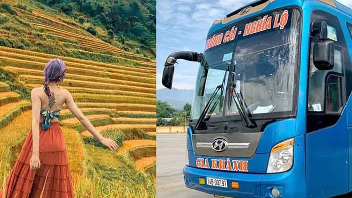 Phương án phổ biến nhất là đi xe khách giường nằm từ Bến xe Mỹ Đình đến Mù Cang Chải.