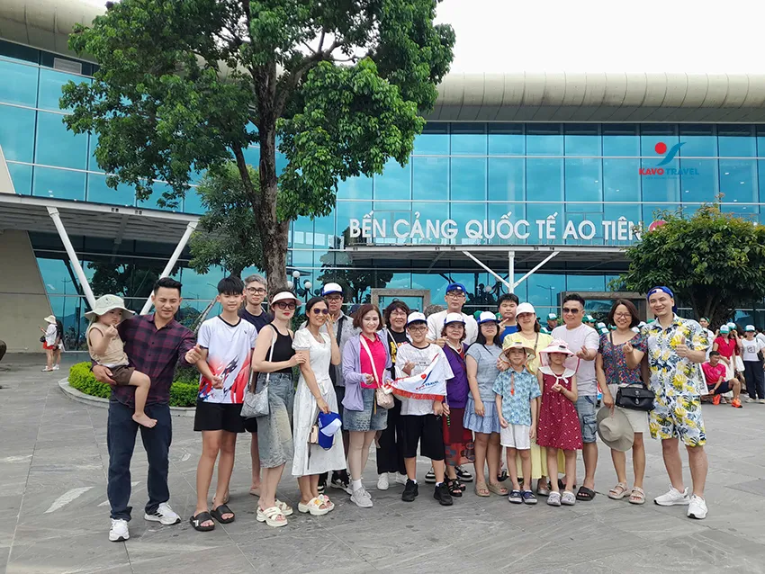 Đại gia đình chị Tú Lệ khám phá, du lịch Quan Lạn 3n2đ . Chương trình tour do Kavo Travel tổ chức