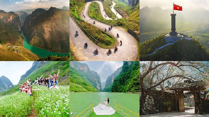 Đi tour Hà Giang giúp bạn khám phá những cung đường đèo hùng vĩ, núi non trùng điệp và bản làng vùng cao.